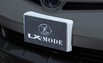 30系後期プリウス　エアロパーツ・ライセンスプレートベース　LX-MODE(LXモード)/エアロ(1)