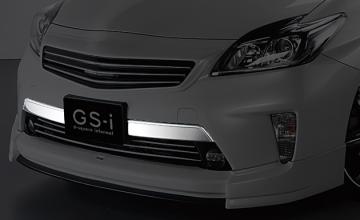 Gスクエア・GS-i 30系後期プリウス用ライセンスサイドガーニッシュ