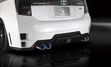 プリウス30系用リアバンパー・RR-GT(Ver.1) ROWEN(ロェン)(ECO-SPO Edition) エアロ