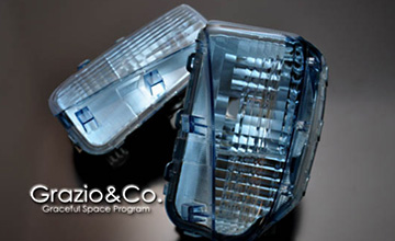 Grazio(グラージオ) 30 プリウス 後期 フロントターンランプ オパール・シナジーブルー Grazio(グラージオ) 30 プリウス 後期 フロントターンランプ オパール・シナジーブルー