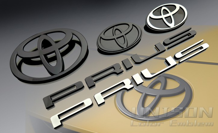 プリウス60系用ナイトシェードグロスブラックエンブレム 純正部品