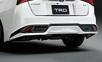 TRD プリウス リアハーフ(アグレッシブ)|ノーマルマフラー用