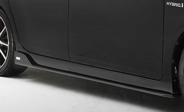 美品 サイドステップ サイドスカート 30プリウス 黒 PHV ZVW35 後期 サイドステップ サイドスカート 30プリウス 黒 PHV ZVW35 後期 美品