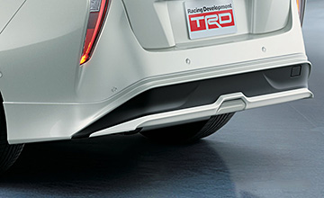 送料無料!!未使用!!未塗装!! 50プリウス TRD リヤバンパースポイラー プリウス50系(後期)専用 リアバンパースポイラー TRD