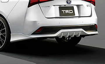 TRD 50系後期プリウス用リアハーフ(エアロダイナミクス)