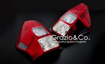Grazio(グラージオ) プリウスα 前期 コンビカラードテールレンズユニット Grazio(グラージオ) プリウスα 前期 コンビカラードテールレンズユニット