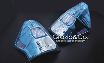 Grazio(グラージオ) プリウスα 前期 コンビカラードテールレンズユニット Grazio(グラージオ) プリウスα 前期 コンビカラードテールレンズユニット