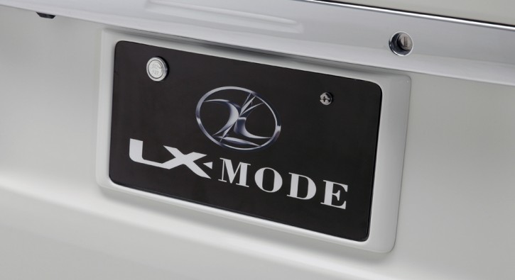 LX-MODE(LXモード)　プリウスα リアライセンスフレーム