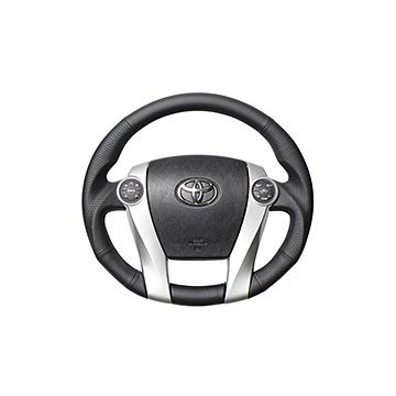 プリウスα40系用プレミアムナッパレザーステアリング REAL(レアル)