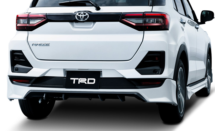 TRD ライズ エアロパーツ リアハーフ 200系