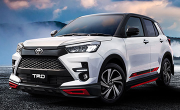 TRD ライズ フロントバンパーガーニッシュ