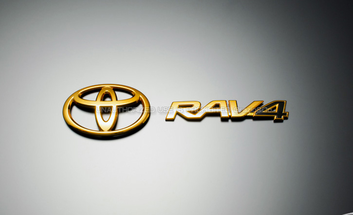 Grazio(グラージオ) RAV4 エンブレムパーツ ゴールドエンブレム 50系