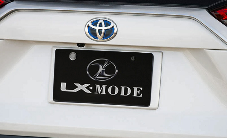 LX-MODE(LXモード)　RAV4 リアライセンスフレーム