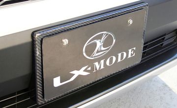 50系RAV4　エアロパーツ・カーボンライセンスプレートベース　LX-MODE(LXモード)/エアロ(1)