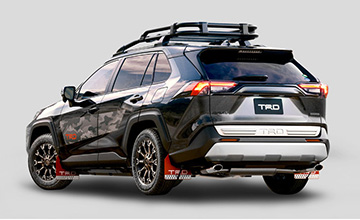 TRD　RAV4/50系　バックドアロアガーニッシュ(2)