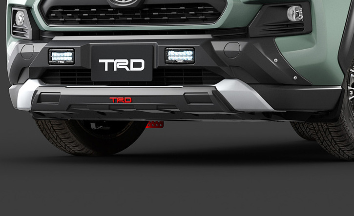 未使用、美品　RAV4 TRD フロントスポイラー　LED付き