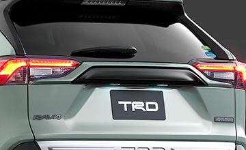 TRD RAV4 バックドアガーニッシュ