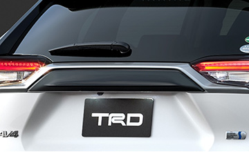 TRD RAV4 バックドアガーニッシュ