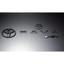 60(64)系RAV4　エンブレムパーツ・ブラック・ホワイトエンブレム　Grazio(グラージオ)/マットカラーエンブレム