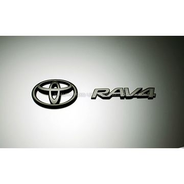 Grazio(グラージオ)　RAV4/50系　ブラック・ホワイトエンブレム（マットカラーエンブレム）(1)