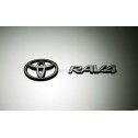 50系RAV4　エンブレムパーツ・ブラック・ホワイトエンブレム　Grazio(グラージオ)/マットカラーエンブレム