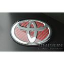 50系RAV4　エンブレムパーツ・GRエンブレムレッドカーボン　UNISON-純正エンブレム改/エンブレム