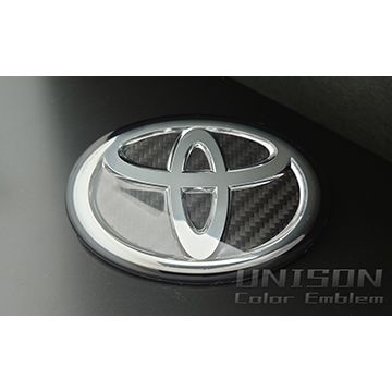 UNISON-純正エンブレム改　RAV4/50系　GRエンブレムブラックカーボン（エンブレム）(1)