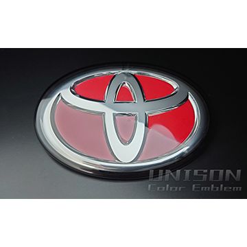 UNISON-純正エンブレム改　RAV4/50系　GRエンブレムレッド（エンブレム）(1)