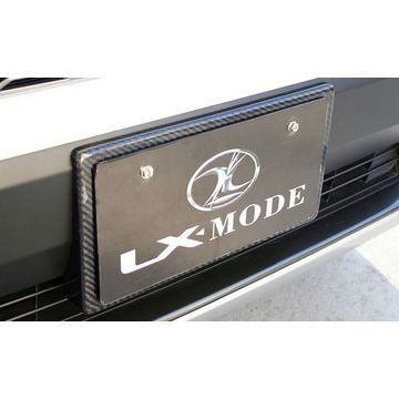 LX-MODE(LXモード)　RAV4/50系　カーボンライセンスプレートベース（エアロ）(1)