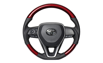 REAL(レアル) 50系RAV4用カーボンコンビステアリング
