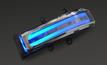 ヴェルファイア LEDウインカーミラー|ライトバー　ブルー