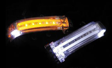 ヴェルファイア LEDウインカーミラー|ホワイト