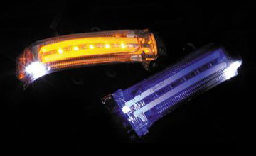ヴェルファイア LEDウインカーミラー|ブルー