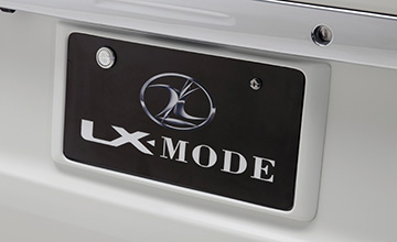LX-MODE(LXモード) 30系ヴェルファイア用リアライセンスフレーム