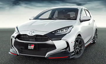 210・10系ヤリス　エアロパーツ・フロントスポイラー　TRD/GRエアロ(2)